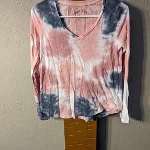 Long sleeve tie dye